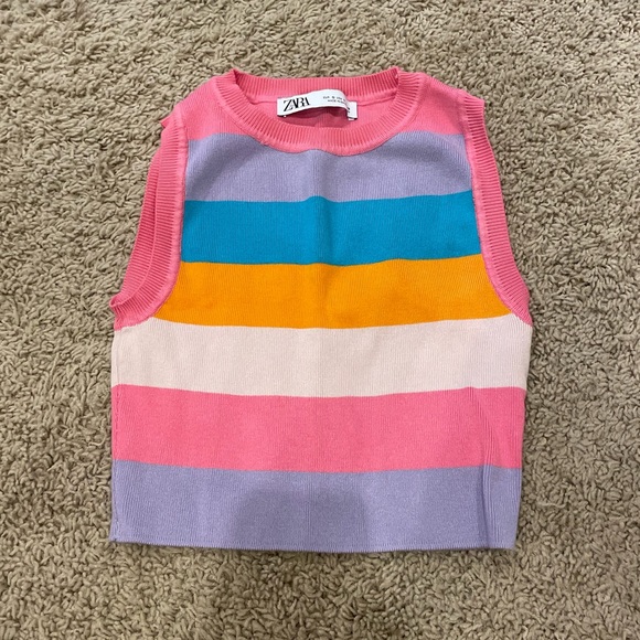 Zara multicolored tank top - Picture 3 of 4
